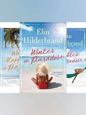 Paradise series by Elin Hilderbrand. Set Of 3 Hardcover Books